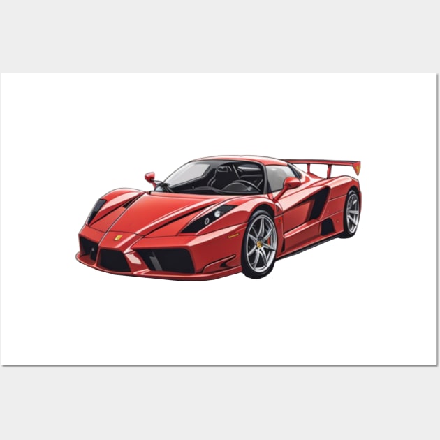 Ferrari Enzo victor art Wall Art by Auto-apparel